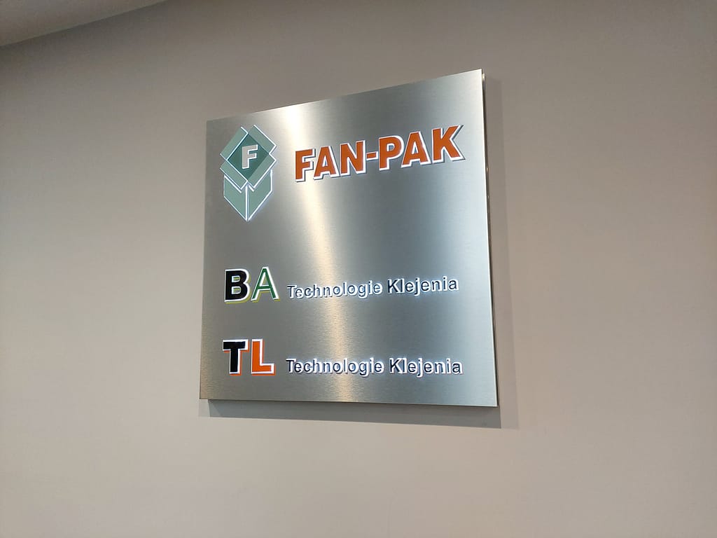 tablica reklamowa metal scaled